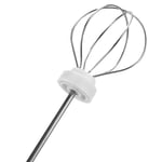 (White)Electric Milk Frother USB Charging 3 Speeds Egg Beater Handheld Mixer SG