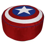 Pouf Captain America Logo - Marvel Avengers Rouge