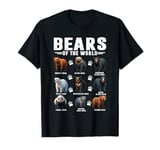 Bears Of The World Shirt Educational Types Of Bear Animals T-Shirt