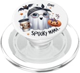 Spooky Mama Ghost Halloween Boo Automne Halloween Fantôme PopSockets PopGrip pour MagSafe