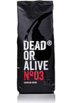 DEAD OR ALIVE COFFEE No3 - Strong Espresso Beans 500g - 100% Robusta - High Caffeine Espresso - Medium Roast Premium Blend - Low Acid Whole Beans - Ideal for Espresso Machines (500g)