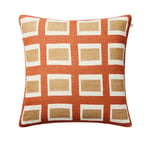 Chhatwal & Jonsson - Hira Cushion Cover 50x50 cm - Linen Apricot Orange/Khaki - Pynteputer og putetrekk - Stig Jonsson