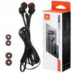 JBL Tune 290 Wired In-Ear Headphones With Microphone Original Black