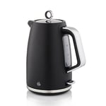 Swan Kettle 3Kw 1.7L SK14017BLK - Serenity Range Fast Boil in Matte Black