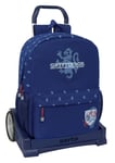 Safta HARRY POTTER CAPTAIN - Sac à dos ergonomique, avec chariot Evolution, idéal pour les enfants de différents âges, confortable et polyvalent, qualité et résistance, 32 x 14 x 43 cm, bleu marine,