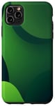 Coque pour iPhone 11 Pro Max Design minimaliste abstrait esthétique vert