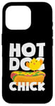 iPhone 16 Pro Hot Dog Chick Funny Food Humor Design Case