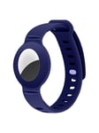 Lippa Silicone Wristband for AirTag and Smart Finder - Blue