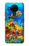 Innovedesire Sea Seabed Fish Corals Underwater Ocean Case Cover For Nokia 5.4