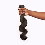 Ruka Hair The Body Wave Extensions de cheveux 100% humains vierges pour tissage, couleur naturelle, 35,6 cm, 45,7 cm, 55,9 cm, texture ondulée bouclée – 45,7 cm