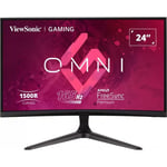 ViewSonic Omni 24 Inch LED Curved 165Hz Gaming Monitor - Speakers