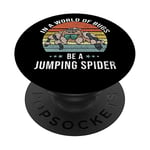 Araignée sautante amusante Be A Jumping Spider PopSockets PopGrip Interchangeable