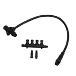 For NMEA 2000 T-Male Backbone Cable 4 Ports Tee Connector Terminator Set For S