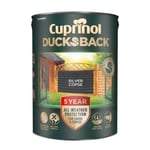 Cuprinol 5 Year Ducksback Shed and Fence Paint 5L - Silver Copse