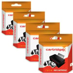 4 x Black Non-OEM Ink Cartridge For BX3 BX-3 Canon Fax B150 B155 B540 B550 B600