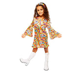 amscan 9907366 Déguisement hippie pour fille Multicolore 8-10 ans