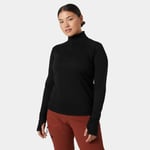 Helly Hansen Dame Lifa® Tech Lite T-skjorte Halv Glidelås Svart M