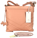 Radley Cross Body Bag Small to Medium ASTEYS ROW Melon Pink Leather RRP 159