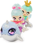 HATCHIMALS Pixies Riders, Shimmer Babies Baby Twins with Glider and 4 Accessori