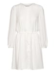 Vipricil O-Neck 7/8 Dress- Noos White Vila