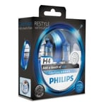 PHILIPS Bilpære H4 COLORVISION, BLÅ - 2-PACK