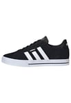 adidas Homme Daily 3.0 Leather Shoes, Core Black/Cloud White/Core Black, 44 2/3