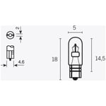 Lampa 12v v parts -