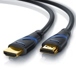 CSL - 8k HDMI Cable 2.1 - Certified Cable - 2 m - 4K @ 120Hz 8K @ 60Hz - UHD II - Ultra High Speed Ethernet 48Gbps - HDMI 2.1 8k 16k / 2.0 4k - HDR 10+ eARC 3D VRR HDCP 2.2 & 2.3 - Gaming TV PS5 Xbox