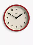 Jones Clocks Twist Round Analogue Wall Clock, 20 cm