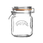 Storage Jars 1Litre Glass Food Preserving Jar Cliptop Tea Sugar Coffee Container