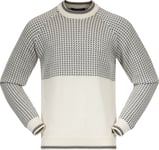 Bergans Bergans Men's Alvdal Wool Jumper Vanilla White/Solid Dark Grey XXL, Vanilla White/Solid Dark Grey