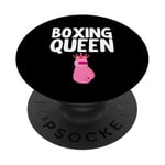 Meilleur art de boxe pour filles femmes gants de boxe amateur de sport PopSockets PopGrip Adhésif