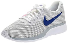 Nike Femme WMNS Tanjun Racer Chaussures de Running Compétition, Multicolore (White/Concord/Wolf Grey/Laser Pink 103), 38.5 EU