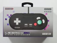 Retrobit - Legacygc Manette Filaire Pour Nintendo Gamecube Jet Black - Connexion D'origine