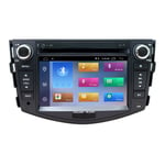 7" Android 10 Car Radio Sat Nav 2 Din Head Unit for Toyota RAV4 2006-2012 with Touch Screen CD DVD GPS Navigation Bluetooth AM PM WIFI SWC DSP DAB+,Support AHD Rearview Camera,2+16GB
