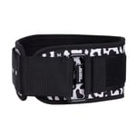 Ceinture lombaire pour haltérophilie, crosstraining, gym squats, poids mort avec zone pour patchs (M, léopard)