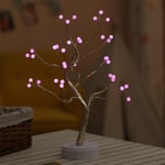 Led Fairy Night Light LED Julgran Nattlampa Batteri USB styrd sängbordslampa för rum Skrivbord Holiday Belysning Dekor 1 USB Battery Power