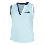 Diadora Icon Débardeur Tank Top Femmes - Bleu Clair , Multicouleur