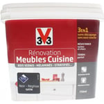 Peinture Noir Réglisse Satin Meuble et Cuisine V33 750mL  Noir      0,000000