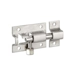 Verrou de porte, targette PENE rond inox nickelé, 38mm - THITA109031