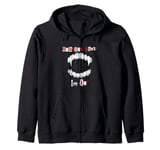 Undying Love I’m In Funny Vampire Puns Romantic Halloween Zip Hoodie