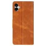 Vintage Card Holder and Video Support Case for Samsung Galaxy A05, Tan