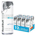 Red Bull Energy Drink Sugar Free Coconut Edition Coconut and Berry 355ml x12