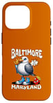 Coque pour iPhone 16 Pro Baltimore Maryland Seagull French Fries Souvenir drôle