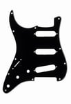 ALLPARTS PG-0552-L33 Left Handed Black Pickguard for Stratocaster 