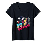 Disney Mickey Mouse Family Star Dad of the Birthday Boy V-Neck T-Shirt