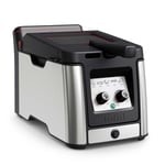 Tefal Clear Duo Deep Fryer Frityrkoker - Farge: Rustfritt Stål