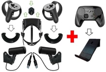 Wall Mount Bracket Set For Oculus Rift Sensor, Touch, Headset (STEAM 6 Pieces)