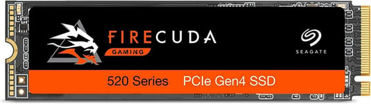 FireCuda 520 500 Go, SSD interne hautes performances, PCIe 4e génération x4 NVMe 1.3, pour PC de bureau et portables de jeu, services Rescue valables 3 ans (ZP500GM3A002)