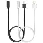 Olycism 2 pièces câble de charge magnétique compatible xpora X5 / X5 play / X4 1 mètre de long câble de charge magnétique USB câble de charge magnétique pour smartwatch xpora X5 / X5 play / X4